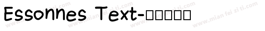 Essonnes Text字体转换